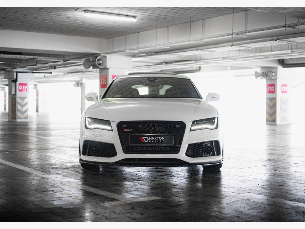 Front Splitter V.4 Audi RS7 C7 Facelift - Wayside Performance