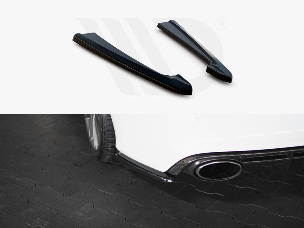 Rear Side Splitters V.2 Audi RS7 C7 Facelift - Wayside Performance