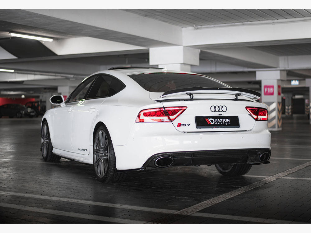 Rear Side Splitters V.2 Audi RS7 C7 Facelift - Wayside Performance