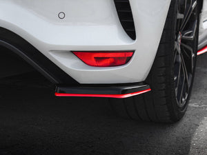 Rear Side Splitters V.2 Renault Megane RS Mk4 - Wayside Performance
