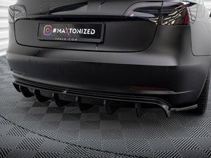 Rear Valance V.2 Tesla Model 3 - Wayside Performance