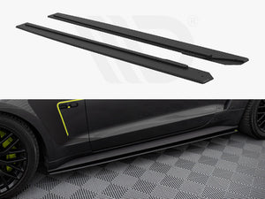 Street PRO Side Skirts Diffusers Ford Mustang GT Mk6 - Wayside Performance
