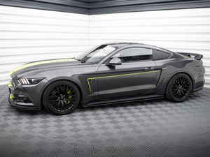 Street PRO Side Skirts Diffusers Ford Mustang GT Mk6 - Wayside Performance