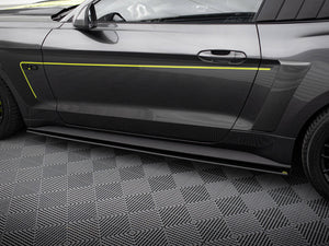 Street PRO Side Skirts Diffusers Ford Mustang GT Mk6 - Wayside Performance
