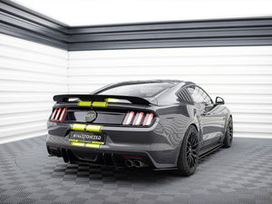 Street Pro Rear Side Splitters Ford Mustang GT Mk6 - Wayside Performance