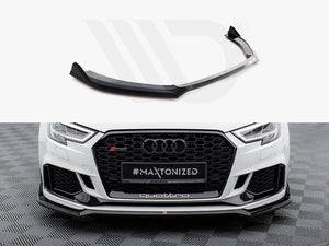 Front Splitter V.4 Audi RS3 Sedan 8V Facelift - Wayside Performance