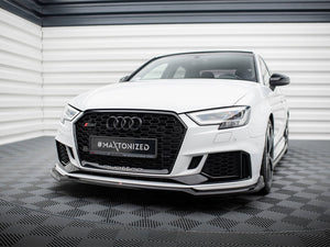 Front Splitter V.4 Audi RS3 Sedan 8V Facelift - Wayside Performance