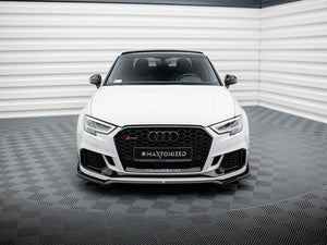 Front Splitter V.4 Audi RS3 Sedan 8V Facelift - Wayside Performance