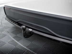 Central Rear Splitter (Vertical Bars) Tesla Model X Mk1 Facelift - Wayside Performance