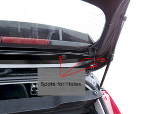 Roof Spoiler (Focus Rs Look) Ford Fiesta Mk7 - Wayside Performance