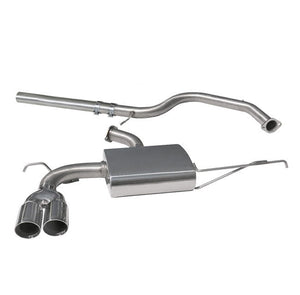 Cobra Sport Audi A3 (8P) 2.0 TDI 140PS (2WD) (3 Door) Twin Tip Cat Back Performance Exhaust - Wayside Performance