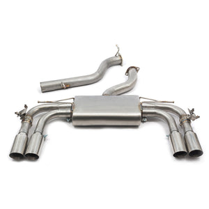 Cobra Sport Audi S3 (8V) Saloon (Valved) (13-18) Cat Back Performance Exhaust - Wayside Performance