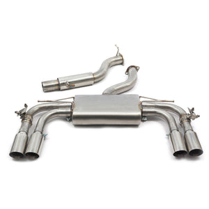 Cobra Sport Audi S3 (8V) Saloon (Valved) (13-18) Cat Back Performance Exhaust - Wayside Performance