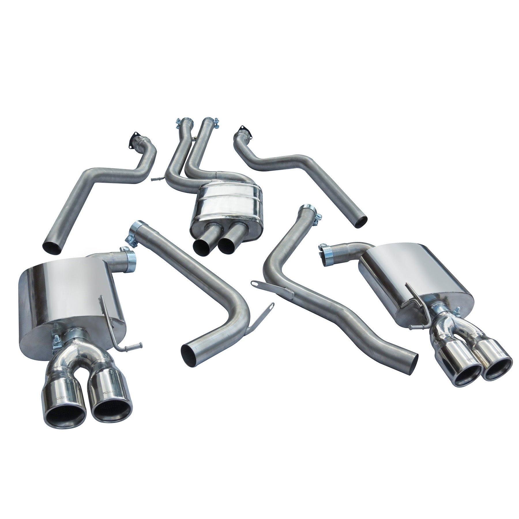 Cobra Sport Audi S5 3.0 TFSI (B8/8.5) Coupe Cat Back Performance Exhaust - Wayside Performance