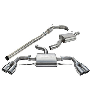 Cobra Sport Audi TTS (Mk2) Quattro Turbo Back Performance Exhaust - Wayside Performance