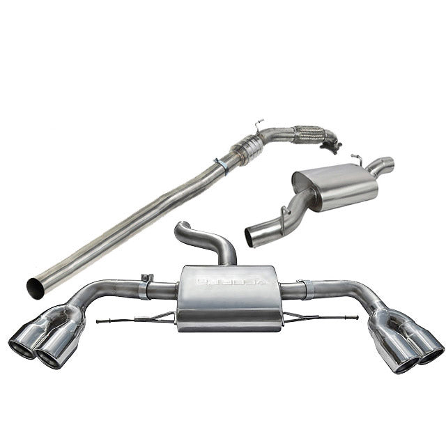 Cobra Sport Audi TTS (Mk2) Quattro Turbo Back Performance Exhaust - Wayside Performance