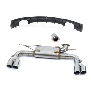 Cobra Sport BMW 320i (F30 LCI/F31 LCI) (2011-19) Quad Exit M3 Style Performance Exhaust Conversion - Wayside Performance