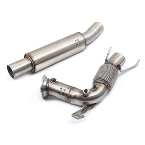 BMW M135i (F40) Front Downpipe Sports Cat / De-Cat To Cobra Sport Performance Exhaust Package - Wayside Performance