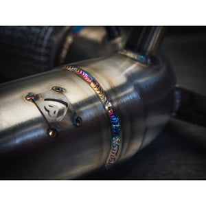 BMW M135i (F40) Front Downpipe Sports Cat / De-Cat To Standard Fitment Performance Exhaust - Wayside Performance