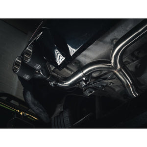 Cobra Sport BMW M135i (F40) Venom Quad Exit M3 Style Race Box Delete Cat Back Performance Exhaust - Wayside Performance