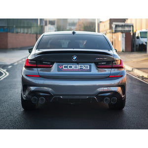 Cobra Sport BMW M340i (G20/G21) (19>) Valved Quad Exit GPF/PPF Back Performance Exhaust - Wayside Performance