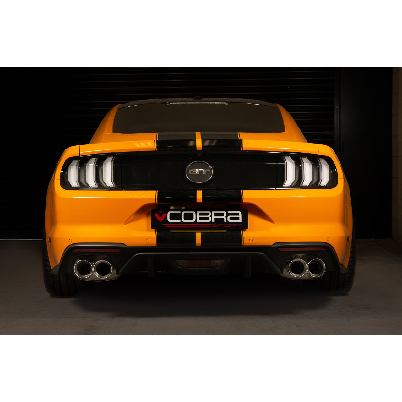 Cobra Sport Ford Mustang 5.0 V8 GT (2018>) Facelift 3" Valved Cat Back Performance Exhaust - Wayside Performance 