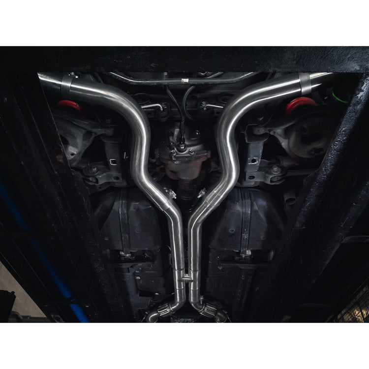 Cobra Sport Ford Mustang 5.0 V8 GT Fastback (2015-18) Non-Valved 3" Cat Back Performance Exhaust - Wayside Performance 