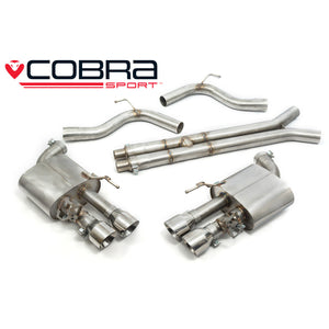 Cobra Sport Ford Mustang 5.0 V8 GT (2018>) Facelift 3" Valved Cat Back Performance Exhaust - Wayside Performance
