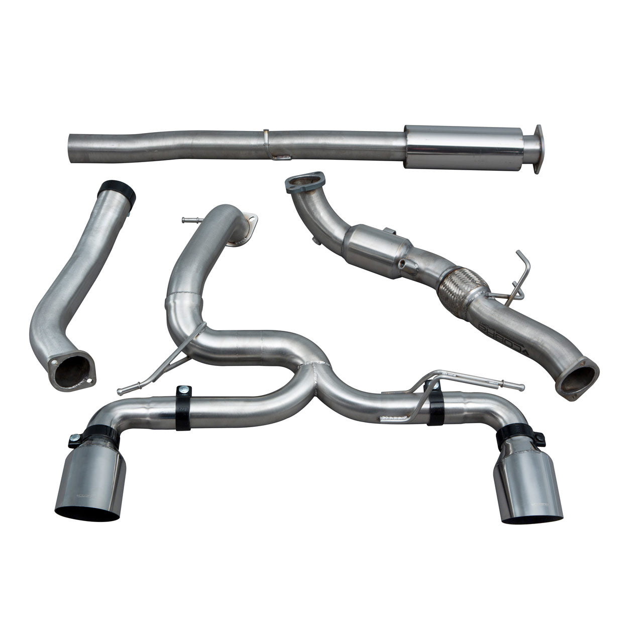 Cobra Sport Ford Focus RS (MK3) Venom Box Delete Race Turbo Back Performance Exhaust - Wayside Performance