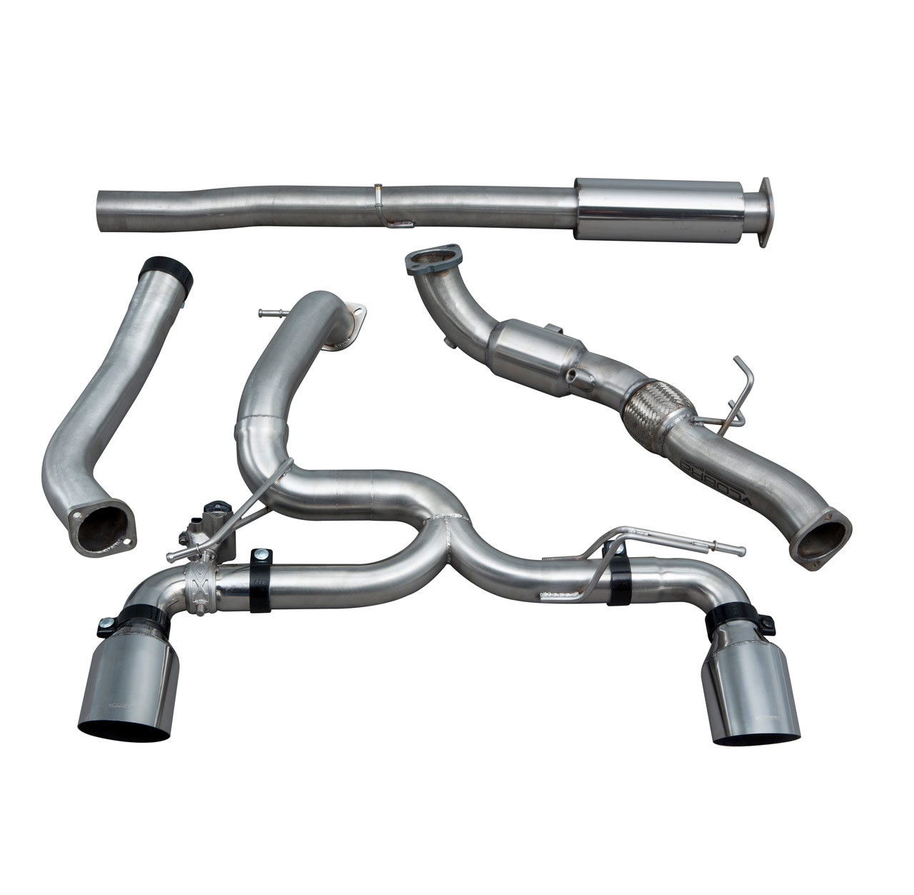 Cobra Sport Ford Focus RS (MK3) Venom Box Delete Race Turbo Back Performance Exhaust - Wayside Performance