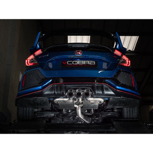 Cobra Sport Honda Civic Type R (FK8) RHD Pre-GPF Models Cat Back Performance Exhaust - Wayside Performance
