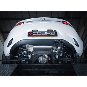 Cobra Sport Mazda MX-5 (ND) Mk4 Race Rear Axle Back Performance Exhaust - Wayside Performance