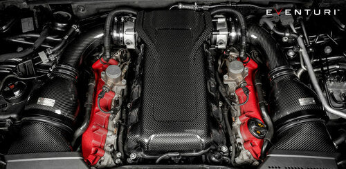 Eventuri Carbon Fibre Engine Cover- Audi RS4 and RS5 (B8) 4.2FSI - Wayside Performance