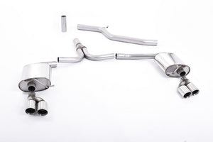 Milltek Cat-Back Exhaust for Audi A4 (B8) 3.0 TDI Quattro - Wayside Performance