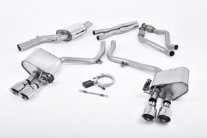 Milltek Cat-Back System - Audi S5 (B9) 3.0T Coupe/Cab (Non-Sport Diff Vehicles) - Wayside Performance