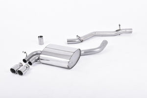 Milltek Cat-Back Exhaust for Audi A3 3.2 V6 quattro 3 door and Sportback - Wayside Performance