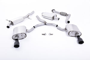 Milltek Cat-Back Exhaust for Audi A4 (B9) 2.0 TFSI Quattro - Wayside Performance