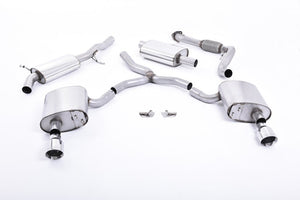 Milltek Cat-Back Exhaust for Audi A4 (B9) 2.0 TFSI Quattro - Wayside Performance