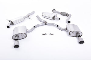 Milltek Cat-Back Exhaust for Audi A4 (B9) 2.0 TFSI Quattro - Wayside Performance