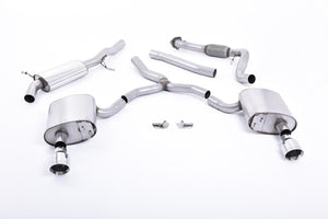 Milltek Cat-Back Exhaust for Audi A4 (B9) 2.0 TFSI Quattro - Wayside Performance