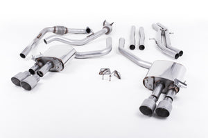 Milltek Cat-Back System - Audi S5 (B9) 3.0T Sportback (Sport Diff Vehicles Only) - Wayside Performance