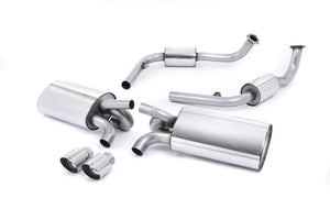 Milltek Cat-back Exhaust - Polished Tips. Exc. Rear Catalysts - Cayman - S 3.4 987 Gen1 - 2006-2009 - SSXPO120_1 - Wayside Performance