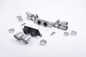 Milltek Cat-back Exhaust - with Polished GT-100 Trims - 911 - 991.1 GT3 & GT3 RS - 2013-2018 - SSXPO126 - Wayside Performance
