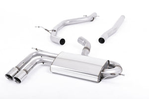 Milltek Cat-Back Exhaust for Audi A3 (8P) Sportback 2.0TDI 170 2wd - Wayside Performance