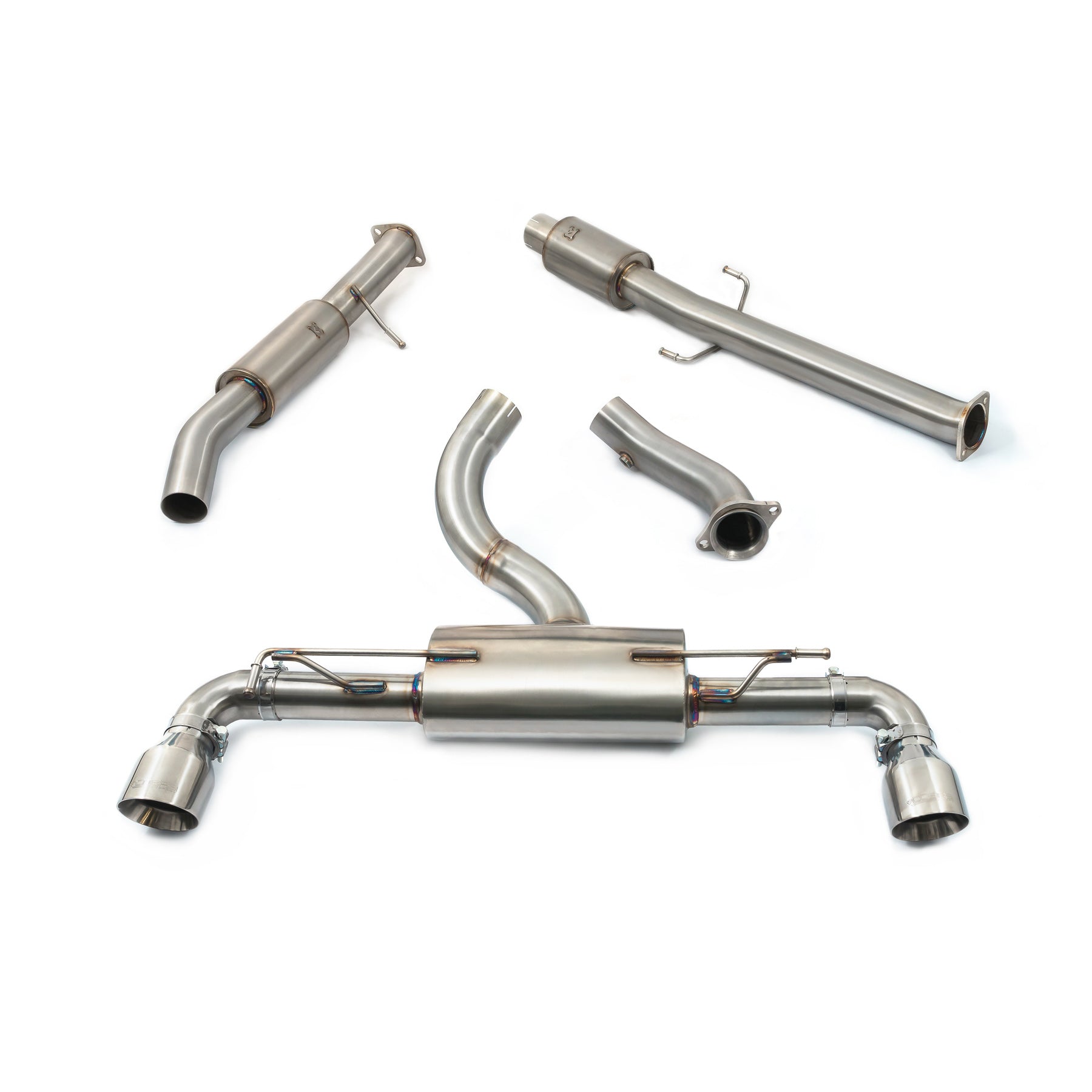 Toyota GR Yaris 1.6 Cat Back Performance Exhaust - Wayside Performance 