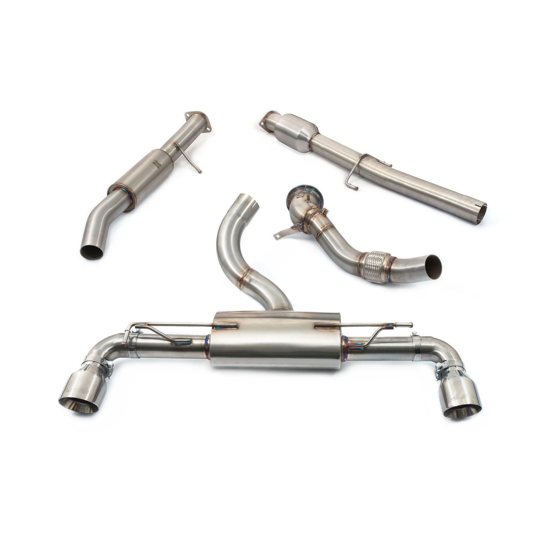 Toyota GR Yaris 1.6 Sports Cat Turbo Back Performance Exhaust - Wayside Performance 