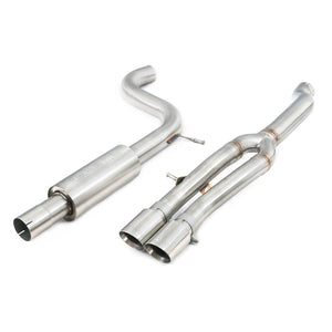 VW Polo GTI (AW) Mk6 2.0 TSI (17>) Rear Box Delete Race GPF Back Performance Exhaust - Wayside Performance