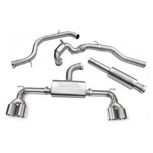 Cobra Sport VW Golf GTI (Mk7) 2.0 TSI (5G) (12-17) Quad Exit Turbo Back Golf R Style Performance Exhaust - Wayside Performance