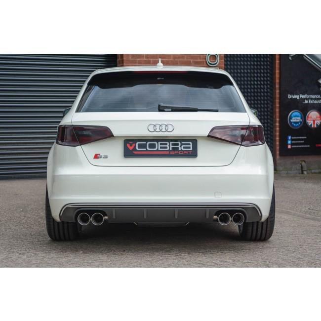 Cobra Sport Audi S3 (8V) 5 Door Sportback (Non-Valved) (13-18) Cat Back Performance Exhaust - Wayside Performance