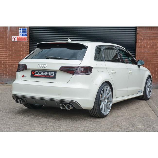 Cobra Sport Audi S3 (8V) 5 Door Sportback (Non-Valved) (13-18) Turbo Back Performance Exhaust - Wayside Performance